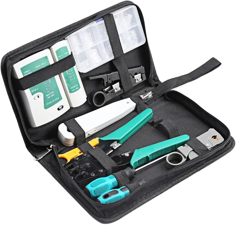 Profesionalni Set Alata za Mrežnu Instalaciju i Popravku Azijashop