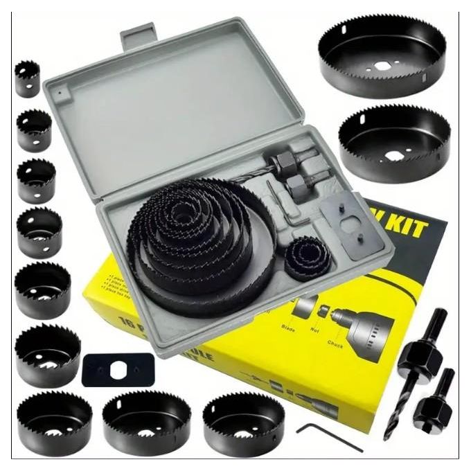 Set testera za busenje rupa 16 delova - Azijashop