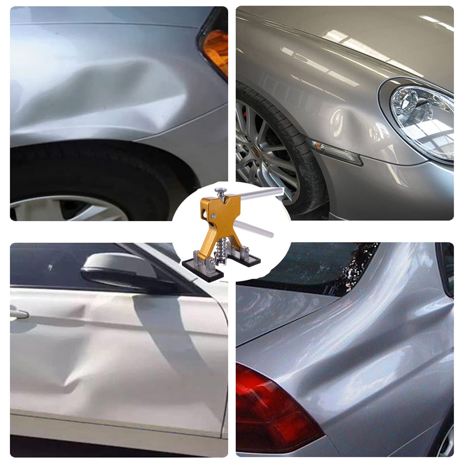 Prikaz razlicitih ostecenja na kolima za koje je pogodan ovaj alat.