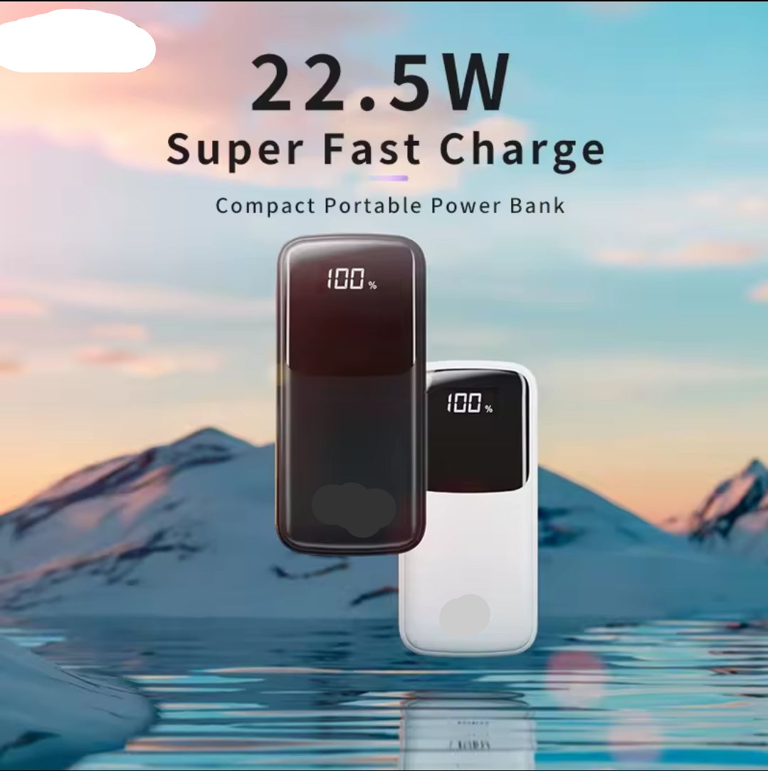 Bezicni punjac u dve boje sa prikazom na ekranu o napunjenosti i jacinom punjenja od 22.5w