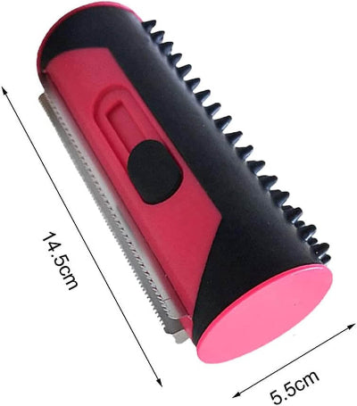 Detaljne dimenzije cetke za uklanjanje dlacica. Kompaktan dizajn, lako za rukovanje.