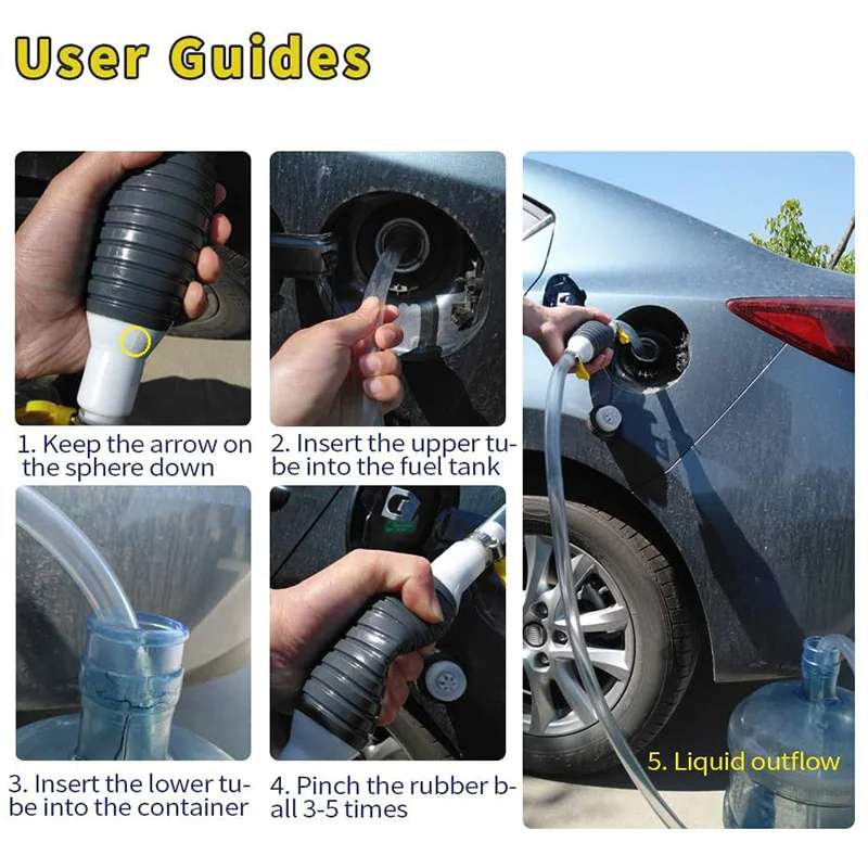 Odvodna ručna pumpa za pretakanje goriva - Azijashop