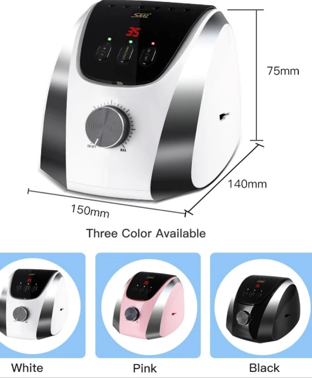 Električna turpija za nokte - Profesionalni set za manikir i pedikir SML M13 - Azijashop