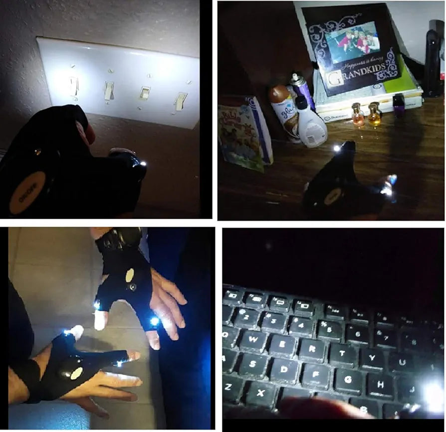Rukavice sa LED osvetljenjem - Azijashop
