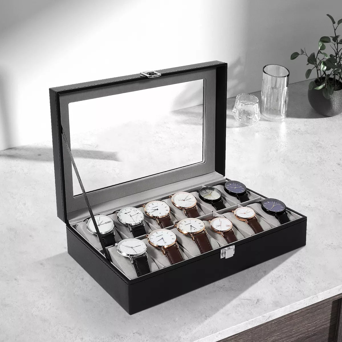 Kozna Kutija za 12 Satova Crna Azijashop