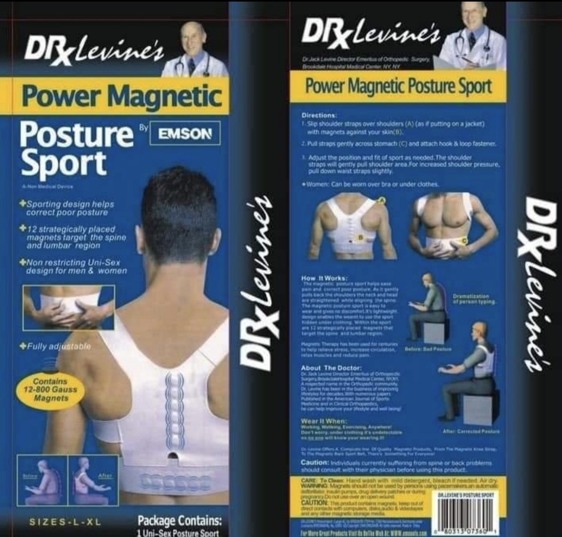 Pojas za korekciju leđa Dr Levine - Azijashop