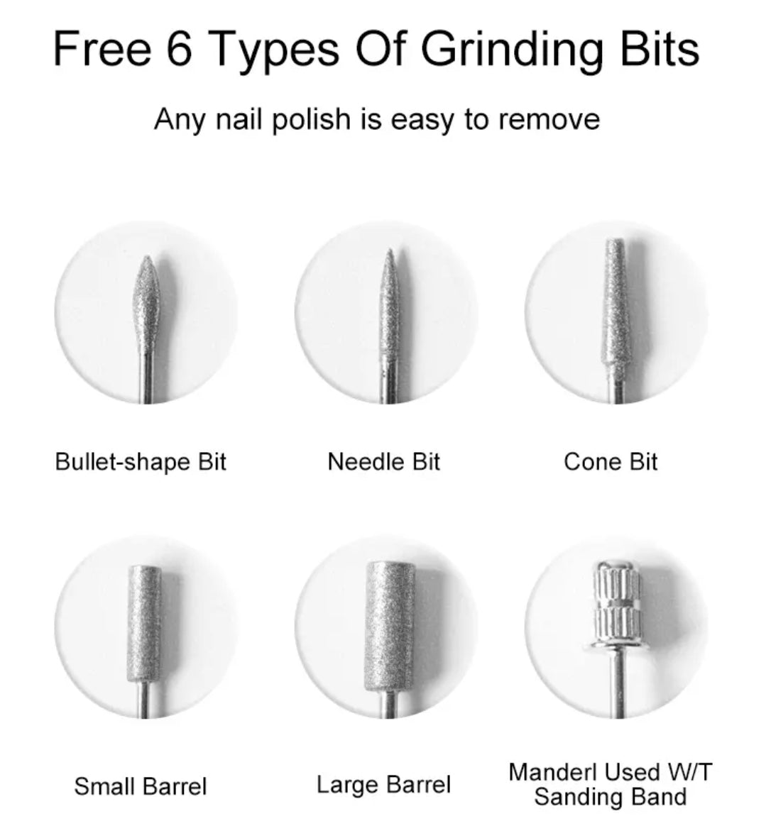 Električna turpija za nokte - Profesionalni set za manikir i pedikir SML M13 - Azijashop