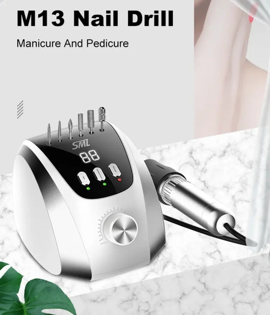 Električna turpija za nokte - Profesionalni set za manikir i pedikir SML M13 - Azijashop