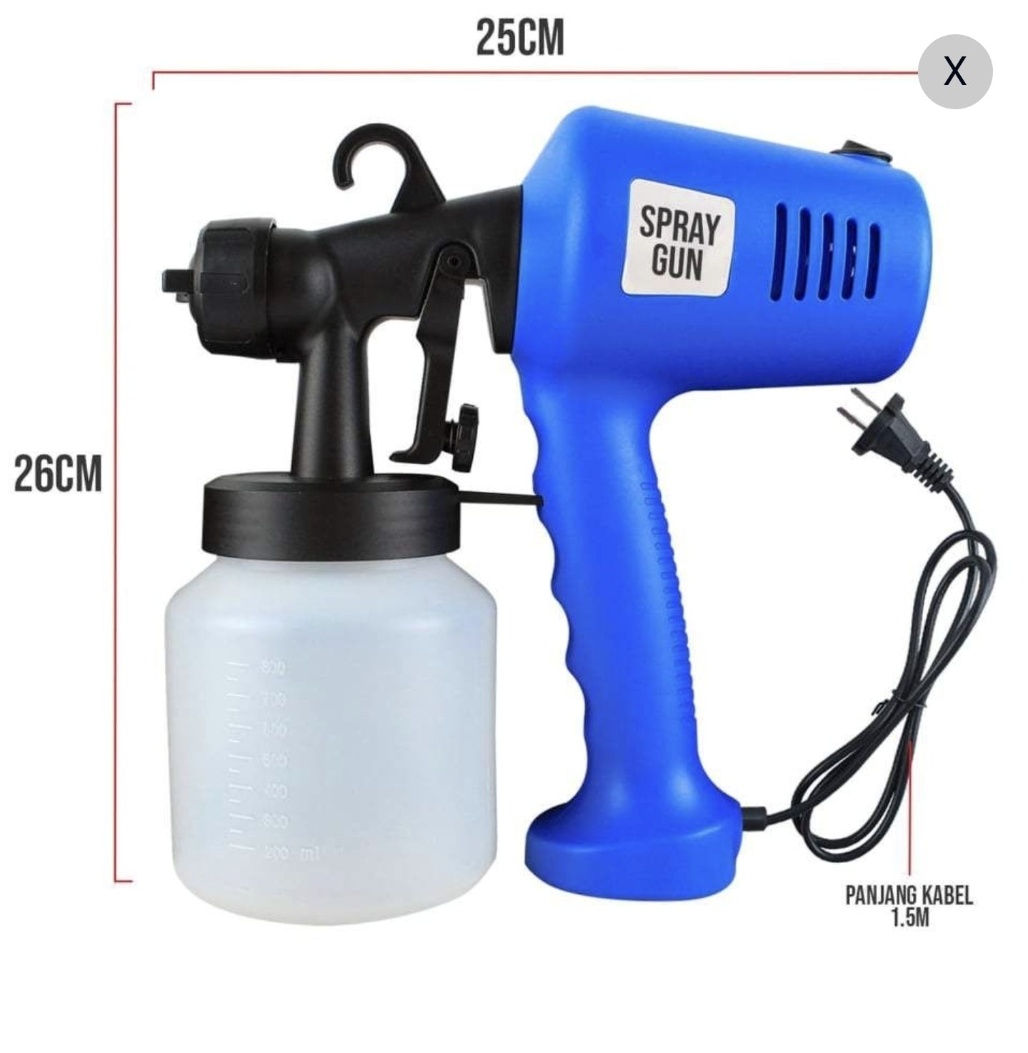 Super sprej aparat za bojenje zidova - Azijashop