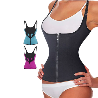 Korset za mrsavljenje steznik za stomak top sa zipom waist trainer zatezanje struka fitnes vezbanje oblikovanje tela.