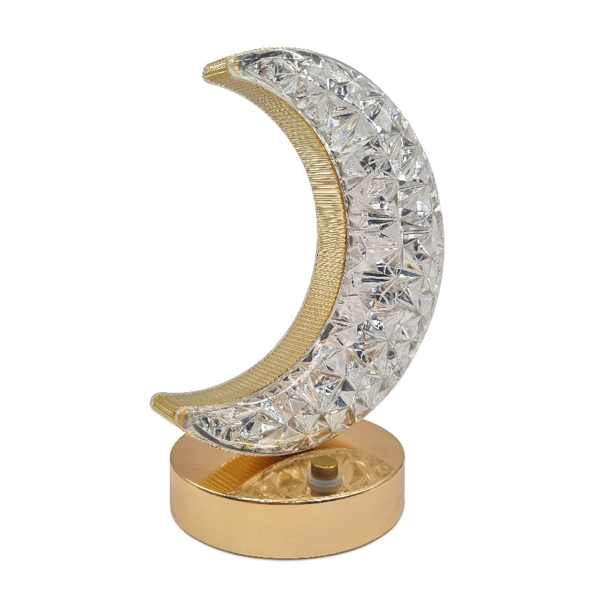 Stona lampa Kristal mesec lampa - Azijashop