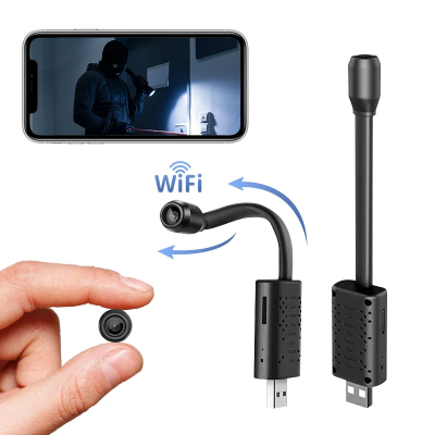 Mini spijunska kamera Wifi sa USB kablom fleksibilna mala skrivena HD kamera beba nadzor uzivo preko telefona