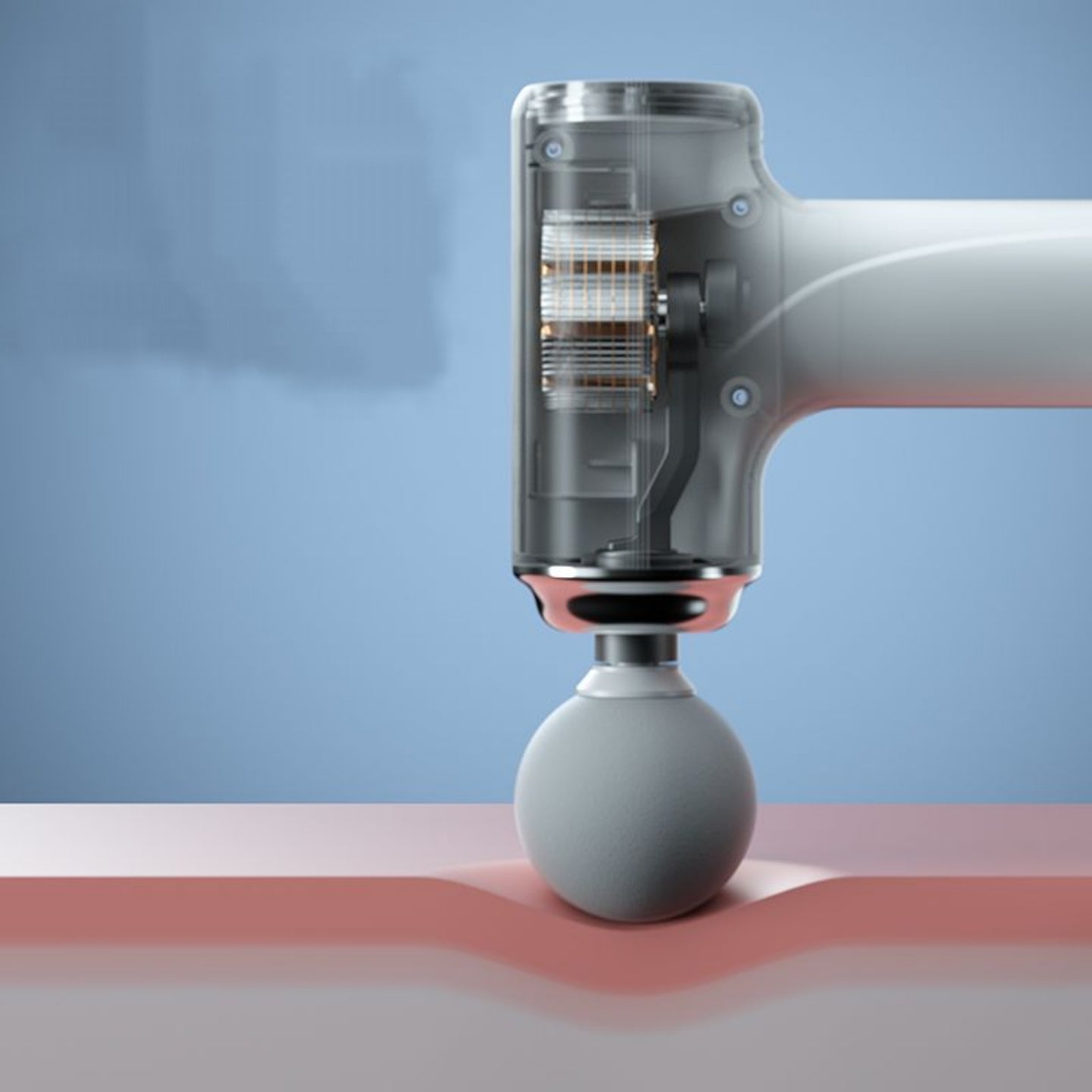 Mini gun masažer 4 nastavka za masažu - Azijashop