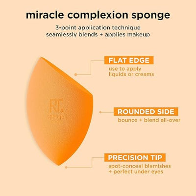 Miracle Complexion Sponge, vise namena, nanošenje tecnog pudera, blendanje, precizna aplikacija, sminka.