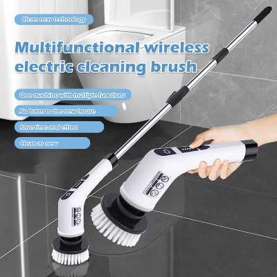 Multifunkcionalna elektricna bezzicna cetka ciscenje kupatila wc solje teleskopska rucka za laksi rad