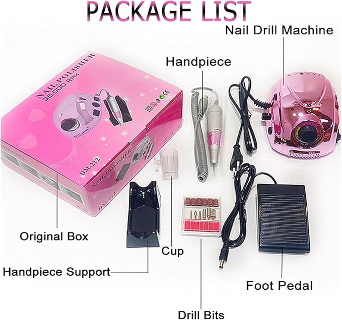 Turpija za nokte 35k rpm - Azijashop