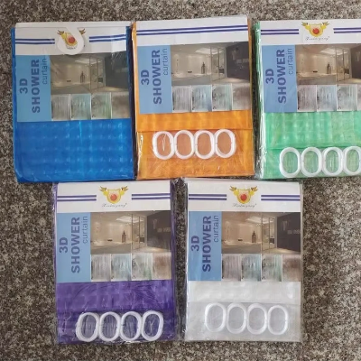 Set prstenova kukica za kacenje zavese za tus kabinu u razlicitim bojama Montaza zavese lako i brzo pakovanje vise komada