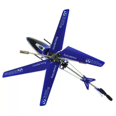 Plavi Model King RC helikopter za decake na daljinski letelica igracka rotor i repni deo