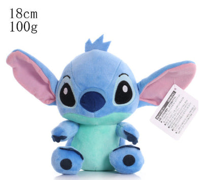 Plava plisana igracka Stich visina 18cm tezina 100g poklon za decu original Dizni Lilo i Stich igracka za bebe i mališane