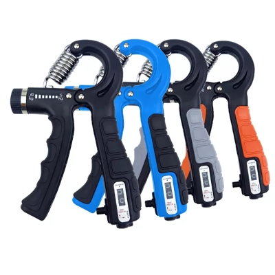 Set podesivih gripova za jacanje sake i podlaktice. Razlicite boje, idealni za sportiste i rehabilitaciju misica.