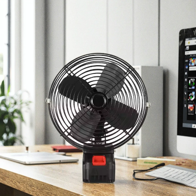 Punjivi ventilator za kancelariju, prenosiv stoni ventilator, idealan za radni sto, tiho hladjenje, osvezenje.