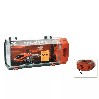 Model King RC helikopter na daljinski crveni poklon pakovanje igracka za decu