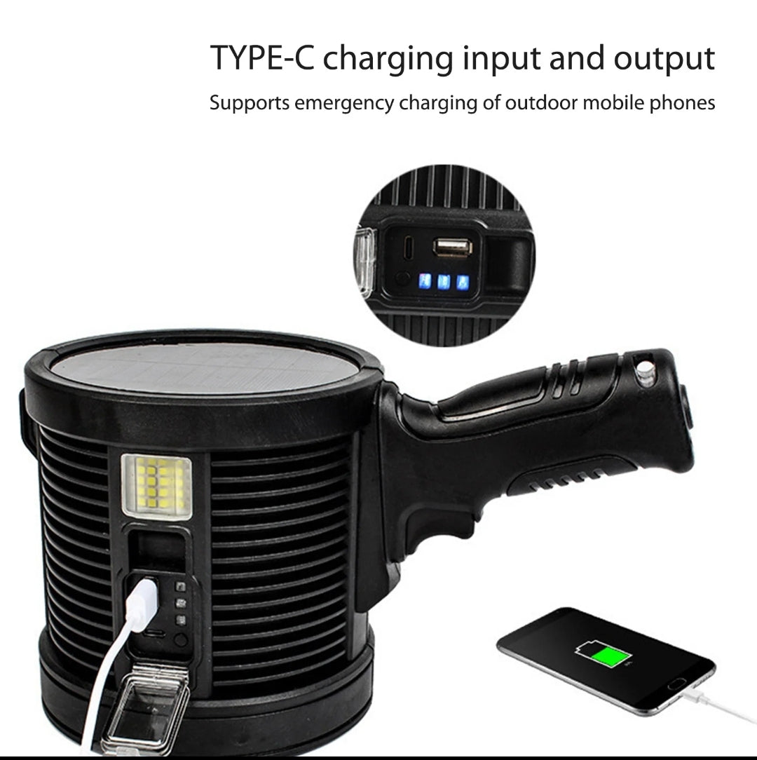 Rucna solarna lampa za kampovanje - Azijashop