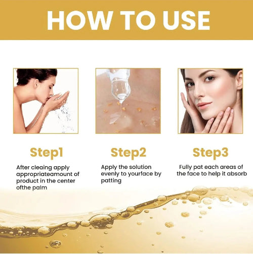 Hidrantni serum za lice protiv starenja 24K gold - Azijashop