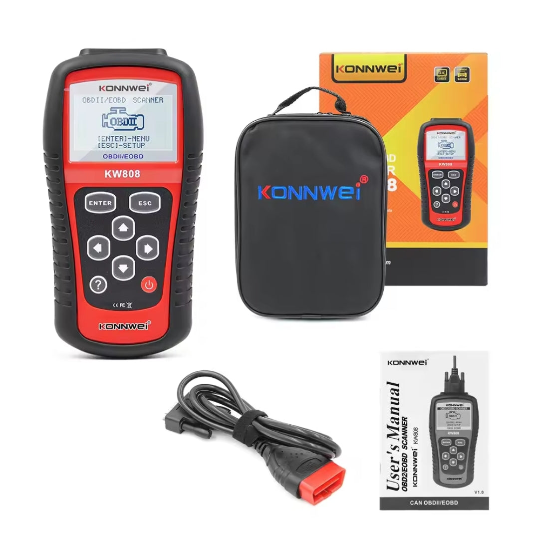 Univerzalna dijagnostika za auto OBDII/EOBD 808 KWHS - Azijashop