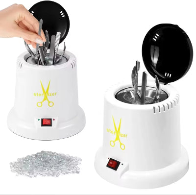 Sterilizator sa staklenim kuglicama za manikir pedikir frizerski pribor visoka temperatura sterilizacija metalnih alata