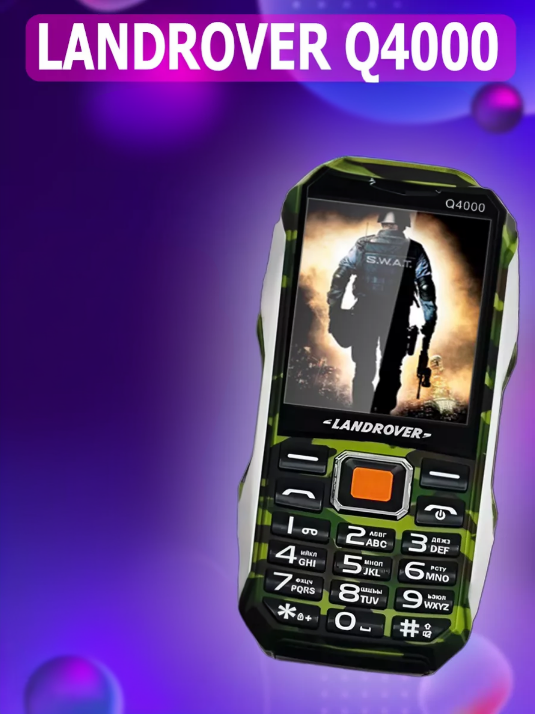 Land Rover Q4000 telefon - prednja strana.