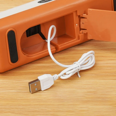 Prenosivi USB ostrac nozeva punjenje preko kabla lako koriscenje na baterije bez kablova idealan kuhinjski dodatak