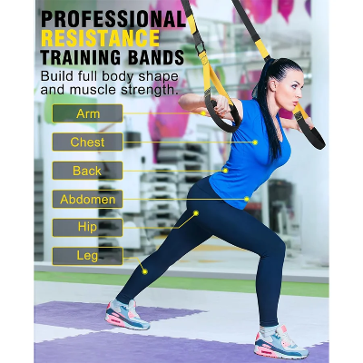 Vezba iskorak sa TRX trakama, profesionalne trake za trening snage, uputstvo za vezbanje, kardio i snaga, idealno za kucnu teretanu.