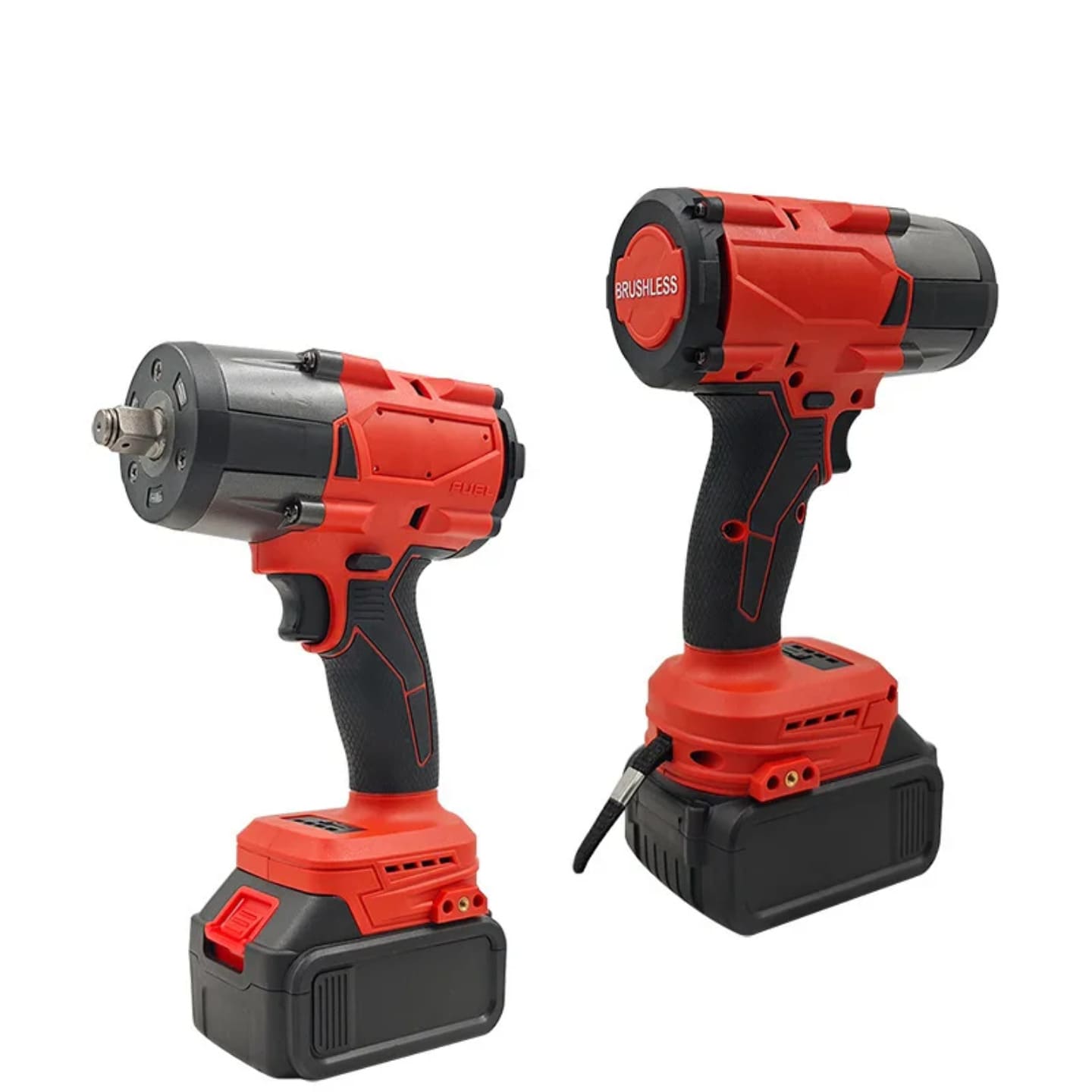 Akumulatorski udarni odvijac prikaz iz vise uglova sa gumiranom drskom i brushless motorom