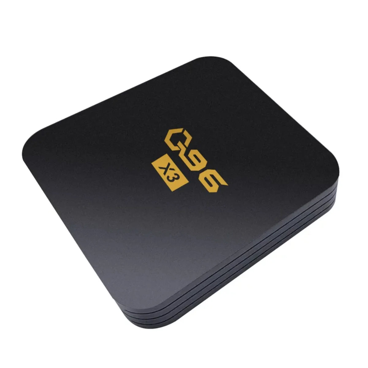 Gornji pogled na Android TV box G96 X3 crne boje