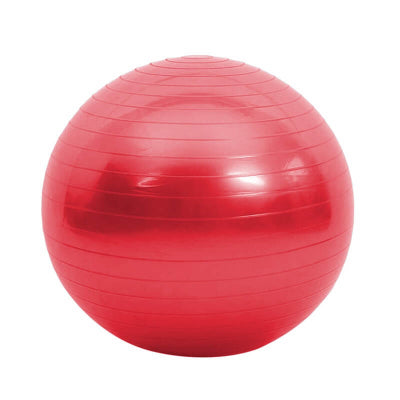 Kvalitetna crvena lopta za pilates precnika 65cm. Pogodna za razlicite visine vezbaca.