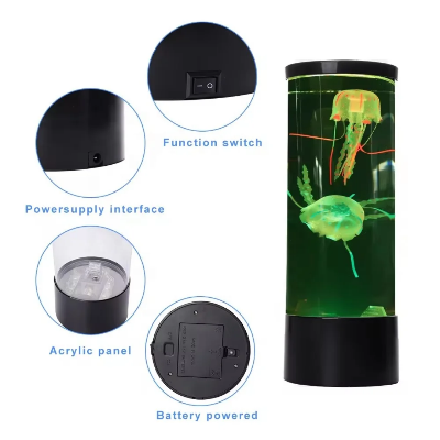 lampa meduza akvarijum sa funkcijama detalji napajanje na baterije dekoracija za dom