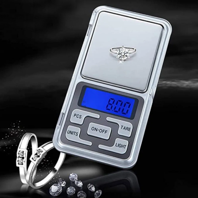 Digitalna precizna vaga sa prstenom. Kompaktna i prenosiva, idealna za putovanja.