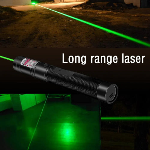 Dugometni zeleni laser za signalizaciju obezbedjenje lov. Snazan laserski pokazivac dalekog dometa profesionalni laser.