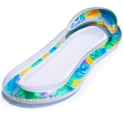 Prostrani dusek za vodu sa tropskim dezenom. Idealan za opustanje na plazi, bazenu ili moru. Uzivajte u letu.