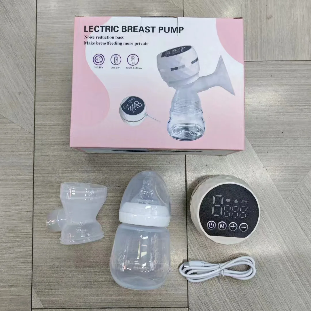 Set elektricna pumpica za izmuzavanje mleka u kutiji svi dodaci ukljuceni flasa cucla USB punjenje aparat za dojenje