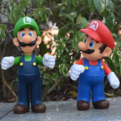 Figure Mario i Luigi sa pokretnim delovima ruku akcione poze igracka sa podesavanjem pozicije za igru