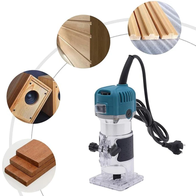 Glodalica ruter za obradu drveta izrada ivica kanala i ukrasa na drvetu profesionalni tesarski alat