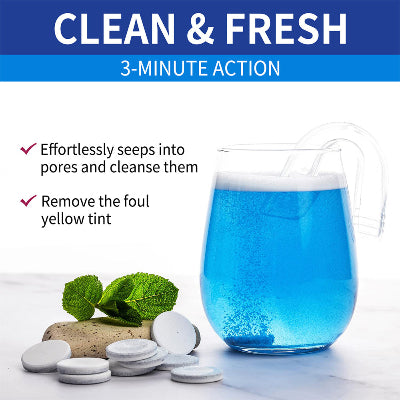 Jaysuing tablete za ciscenje retajnera i proteza, brza akcija za 3 minuta. Ostavlja osecaj cistoce i svezine.