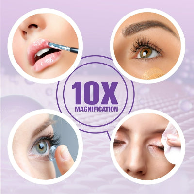 my fold away kozmeticko ogledalo sa uvecanjem 10 puta za sminkanje i preciznost