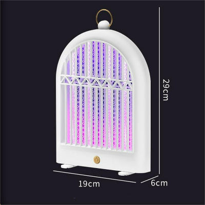 Bela lampa za insekte sa prikazanim dimenzijama (29cm visina, 19cm sirina), pogodna za svaku prostoriju. Detalji proizvoda.