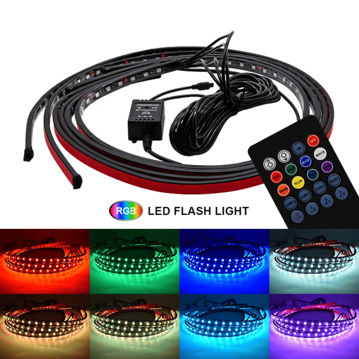 LED osvetljenje ispod automobila RGB vise boja