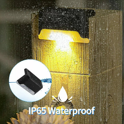 Vodootporna IP65 solarna LED lampa za ograde. Otporna na kisu i sve vremenske uslove. Dugotrajan rad.