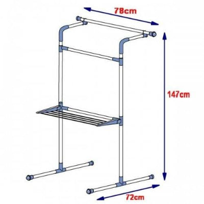 Metalna susilica za ves dimenzije kucna oprema organizacija prostora
