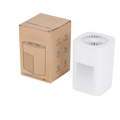 Precistac vazduha u originalnom pakovanju. Spremno za isporuku. Uredjaj je bele boje sa ukljucenim HEPA filterom i kablom za napajanje.